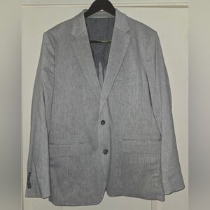 NWOT Fairlane Men's Linen Gray Blazer Sport Coat Size XL
